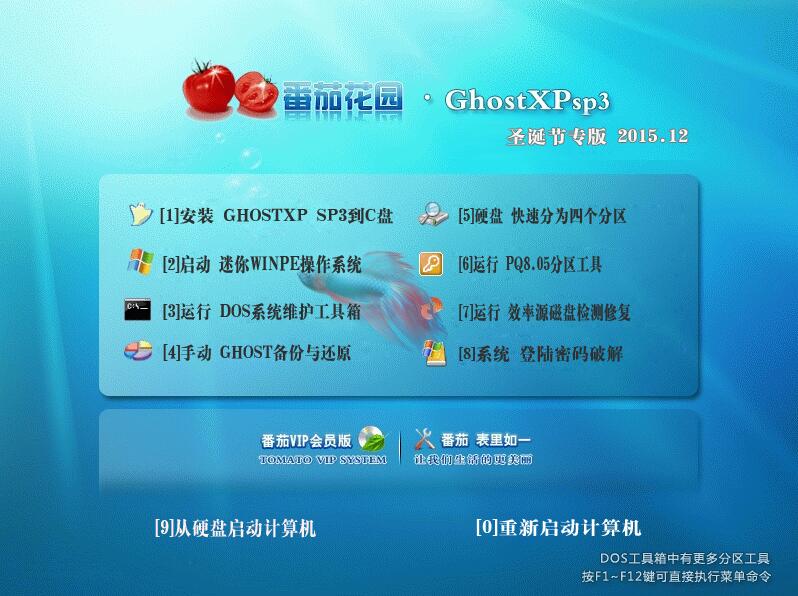 番茄花园 GHOST XP SP3 极速装机版V2019.02(番茄花园ghost)